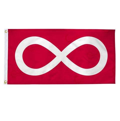 Red Metis Flag - Canadiana Flag