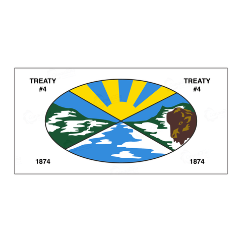 Treaty No.4 - Canadiana Flag