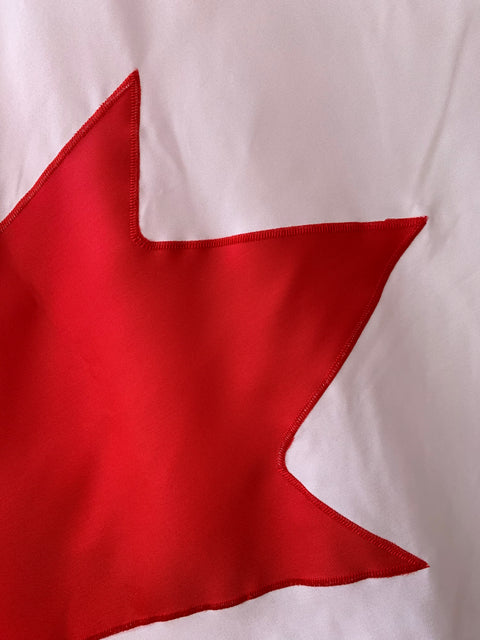 Applique Canada Flag Close up view