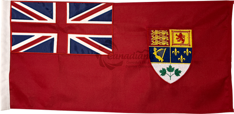 Canada-Red-Ensign-Green-Leaves-1921-1957-Embroidery