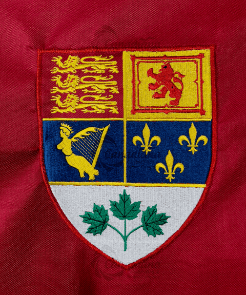 Canada Ensign 1921 - 1957 (Green Leaves) - Embroidered/ Appliqué Flags - Canadiana Flag