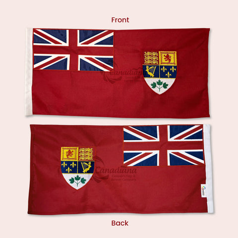 Canada Ensign 1921 - 1957 (Green Leaves) - Embroidered/ Appliqué Flags - Canadiana Flag