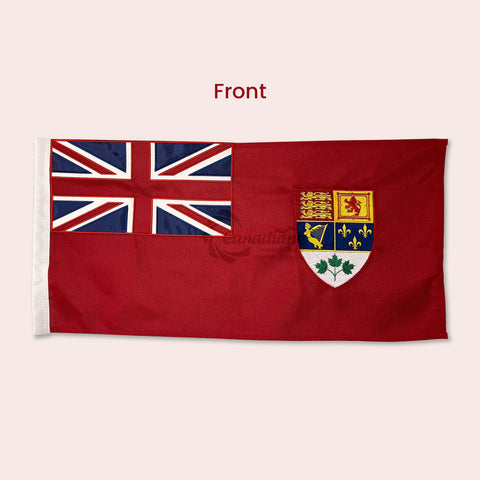 Canada Ensign 1921 - 1957 (Green Leaves) - Embroidered/ Appliqué Flags - Canadiana Flag