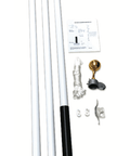Canadian North Bundle Flag and 18ft x 2inch - 16 Gauge Flagpole Set - Canadiana Flag