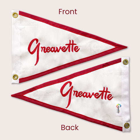 Greavette® Burgee - Canadiana Flag