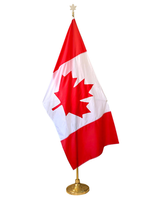 Indoor Flagpole Base - Canadiana Flag