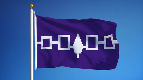 Iroquois/ Six Nations/ Haudenosaunee Flag - Canadiana Flag
