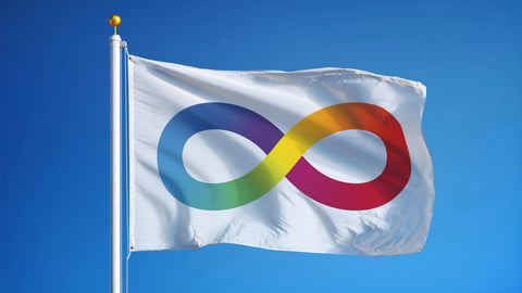 Neurodiversity Infinity Pride Flag - Canadiana Flag