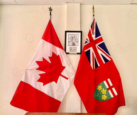 Ontario Flag - Canadiana Flag
