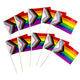 Progressive Pride Handheld Flags (Parade and Single Day Event use) - Canadiana Flag