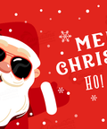 Santa HoHoHo flag - Canadiana Flag
