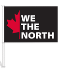 We The North Car Flag - Canadiana Flag