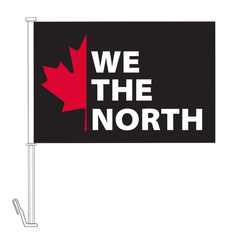 We The North Car Flag - Canadiana Flag